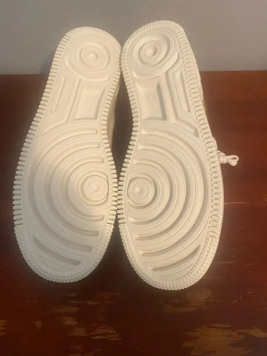 Nike Low-Top Sneakers — White, Red & Brown Accents Women AF1 Shadow Nike Air 1 - Picture 7 of 11